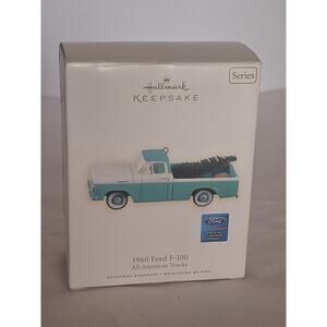 Hallmark Keepsake 1960 Ford F-100 Pickup Truck Ornament 2008 New in Box